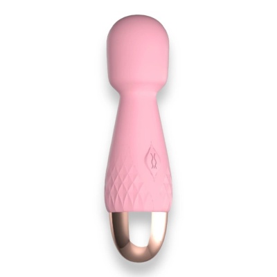 Masażer erotyczny Mini Wand De Luxe 11,6 cm Różowy - 1