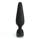 Czarny silikonowy anal plug TIC – mały, 8,5 cm - 4