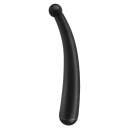 Wibrator punktu G i P AFC Vibrating Curve Black – zakrzywiony trzon z kulistą głowicą, ABS, 20,4 cm - 2