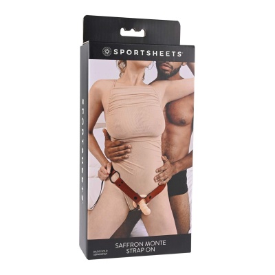SPORTSHEETS SAFFRON MONTE STRAP ON - 1