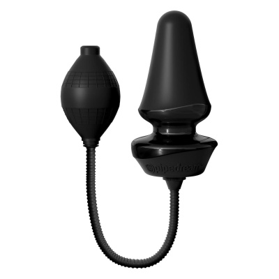 ANAL FANTASY ELITE INFLATABLE SILICONE BUTT PLUG BLACK - 1