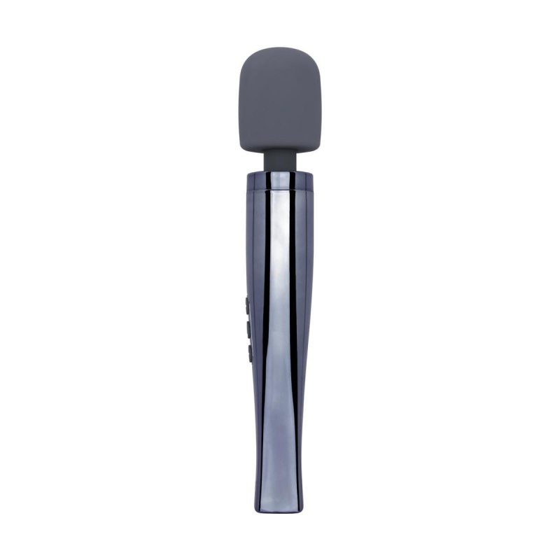 Masażer Dynamite Grey Wand Massager - silikonowa powłoka, elastyczna głowica, 6 prędkości i 7 programów - 5
