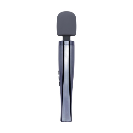 Masażer Dynamite Grey Wand Massager - silikonowa powłoka, elastyczna głowica, 6 prędkości i 7 programów - 5