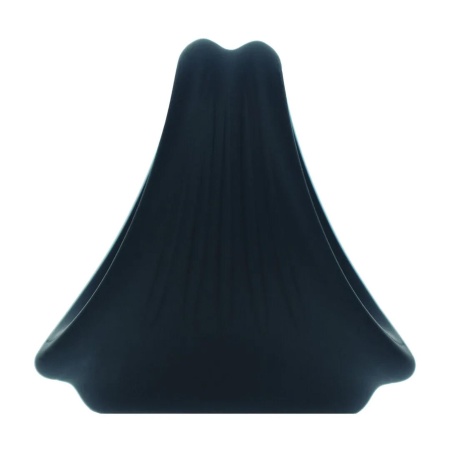 Silicone Cock and Ball Harness - Black - 4