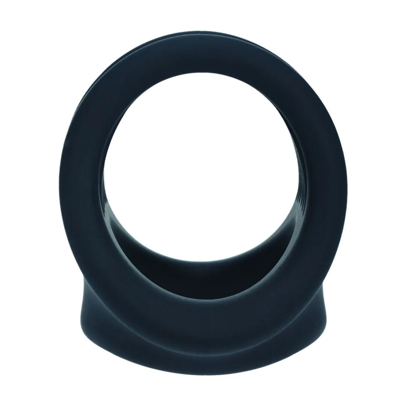 Silicone Cock and Ball Harness - Black - 5
