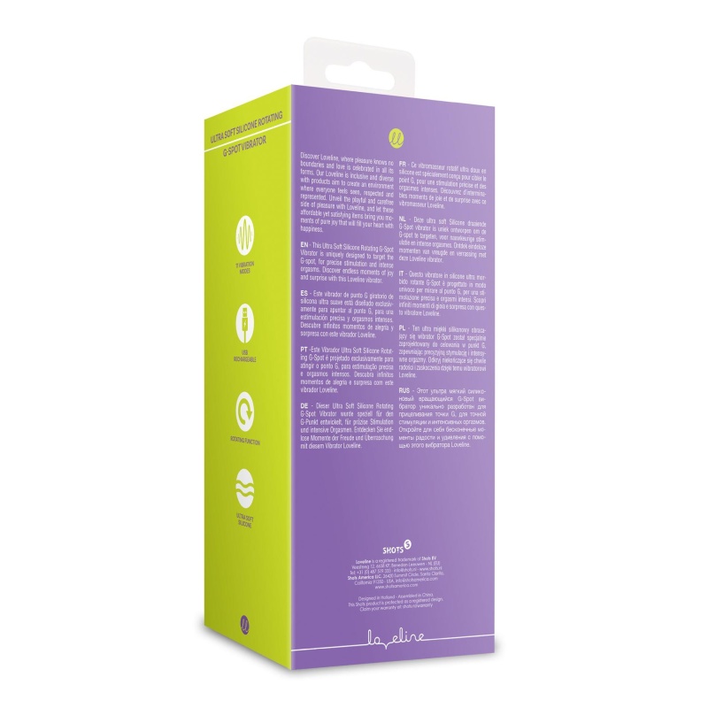 Ultra Soft Silicone Rotating G-Spot Vibrator - 3