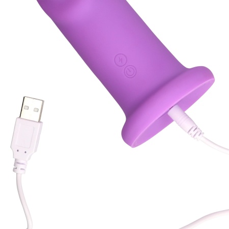 Ultra Soft Silicone Rotating G-Spot Vibrator - 9
