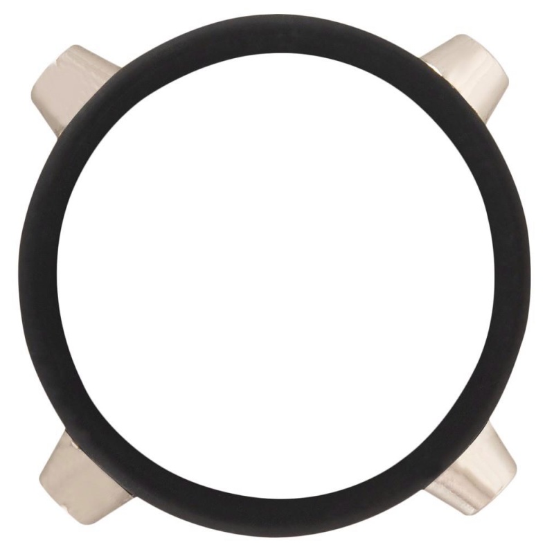 Rebel Cock Ring with Studs - 3