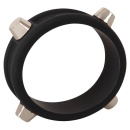Pierścień erekcyjny Rebel Cock Ring with Studs - silikonowy z metalowymi ćwiekami, średnica wewnętrzna 3,5 cm - 4