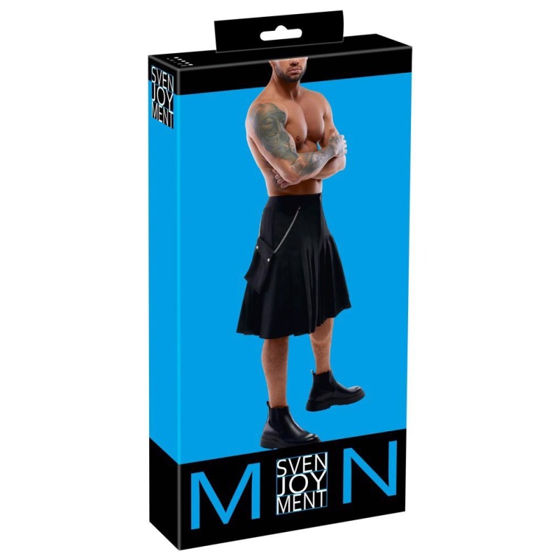 Men's Kilt black LP-694 - 1