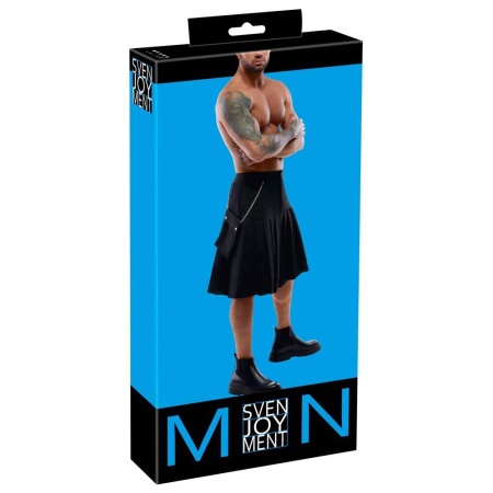 Men's Kilt black LP-694 - 1