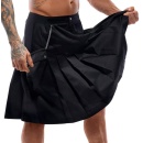 Men's Kilt black LP-694 - 4