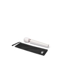 Pearl White - Masażer akumulatorowy typu wand z silikonową głowicą i elastyczną szyjką, 34 cm - 3