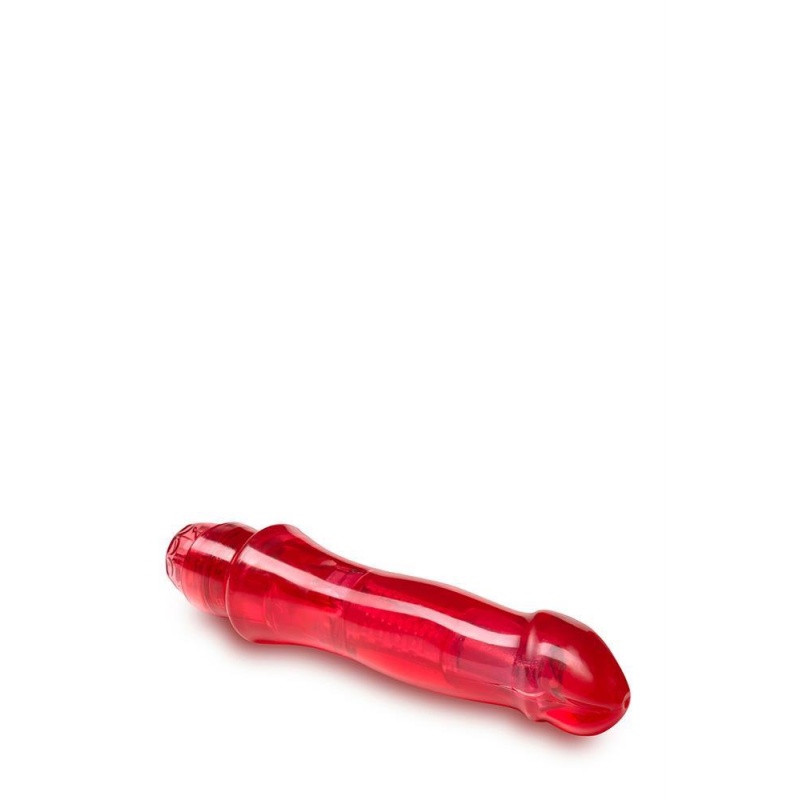 Wibrator Salsa Red - wielobiegowy, zakrzywiony TPE, 17,1 cm - 3