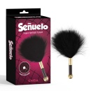 Frisky Feather Tickler - Łaskotka z Piór w Kształcie Serca na Akrylowym Uchwycie ze Stopem Cynku, 15 cm - 1