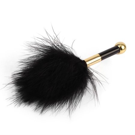 Frisky Feather Tickler - Łaskotka z Piór w Kształcie Serca na Akrylowym Uchwycie ze Stopem Cynku, 15 cm - 4