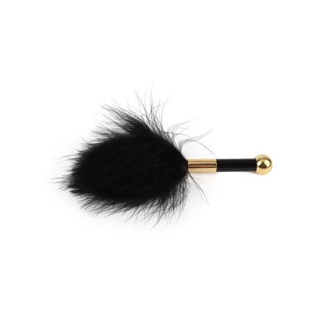 Frisky Feather Tickler - Łaskotka z Piór w Kształcie Serca na Akrylowym Uchwycie ze Stopem Cynku, 15 cm - 5