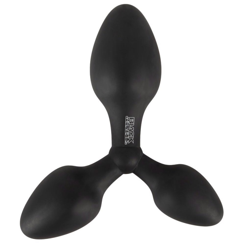 Black Velvets Triple Butt Plug - 3