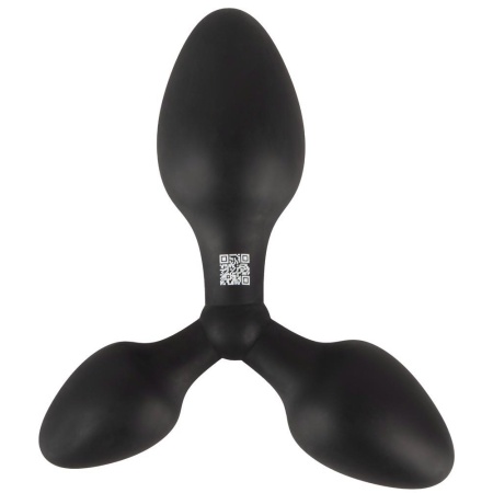 Black Velvets Triple Butt Plug - 4