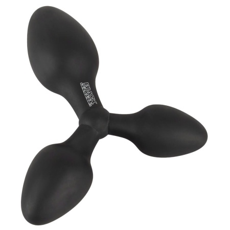 Black Velvets Triple Butt Plug - 5