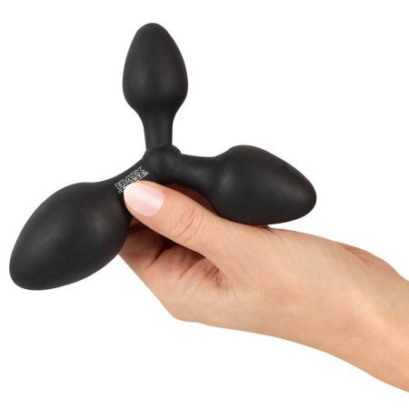 Korek analny treningowy Triple Butt Plug 3 w 1, 13,8 cm - 6