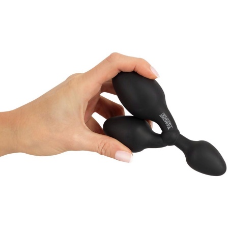 Black Velvets Triple Butt Plug - 7