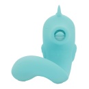 Wibrator do stymulacji punktu G i łechtaczki UNIHORN C-Horse Ocean Peak – silikon, 2 silniki, ruchomy języczek, długość 15 cm, Ø - 4