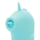 Wibrator do stymulacji punktu G i łechtaczki UNIHORN C-Horse Ocean Peak – silikon, 2 silniki, ruchomy języczek, długość 15 cm, Ø - 8