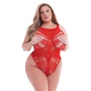 BACI JACQUARD BODYSUIT RED, QUEEN - 2