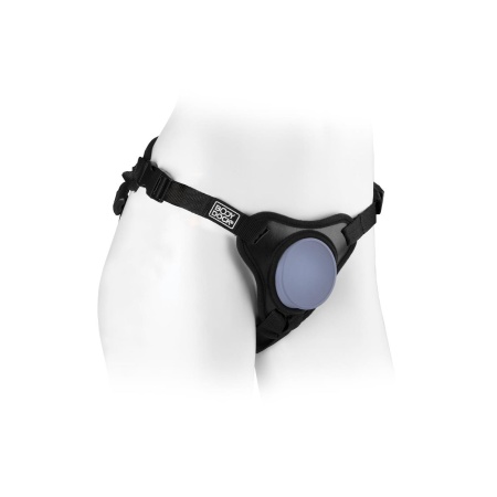 Body Dock SE Black - Uniwersalna Uprząż Strap-On z Silikonową Płytą Dokującą i Regulowanymi Pasami Biodrowymi - 2