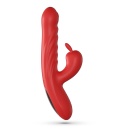 Wibrator króliczy Lapin Thrusting 21,5 cm czerwony - 4