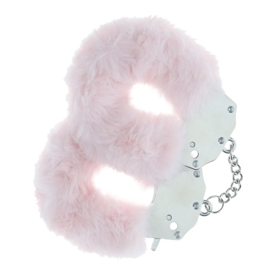 Heavy-duty Fluffy Handcuffs - Powder Pink - 1
