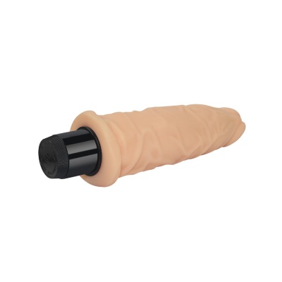 Wibrator Xtreme Feel Cyberskin 19 cm w kolorze cielistym - 1 2