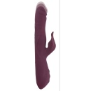 Wibrator typu króliczek JAVIDA-3 z funkcją pchania i rotującymi perełkami, 25-26,3 cm - 8