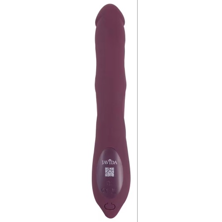 Wibrator typu króliczek JAVIDA-3 z funkcją pchania i rotującymi perełkami, 25-26,3 cm - 9