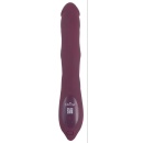 Wibrator typu króliczek JAVIDA-3 z funkcją pchania i rotującymi perełkami, 25-26,3 cm - 9