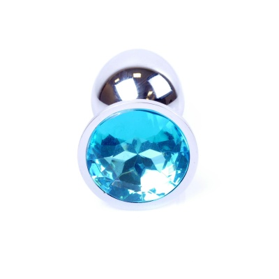 Plug-Jewellery Silver PLUG- Light Blue - 1 2