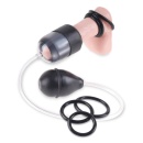 Pompka do żołędzi Suck N' Stroke Head Pump – manualna pompka kulowa z elastycznym rękawem PVC, 5,8 cm - 2
