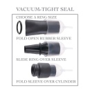 Pompka do żołędzi Suck N' Stroke Head Pump – manualna pompka kulowa z elastycznym rękawem PVC, 5,8 cm - 5