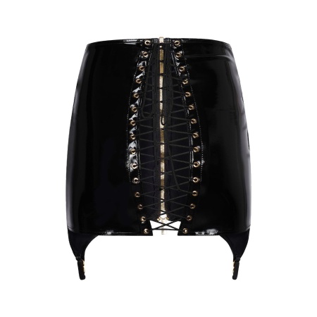 GUILTY PLEASURE SHADOW SHINE SKIRT BLACK, L - 4