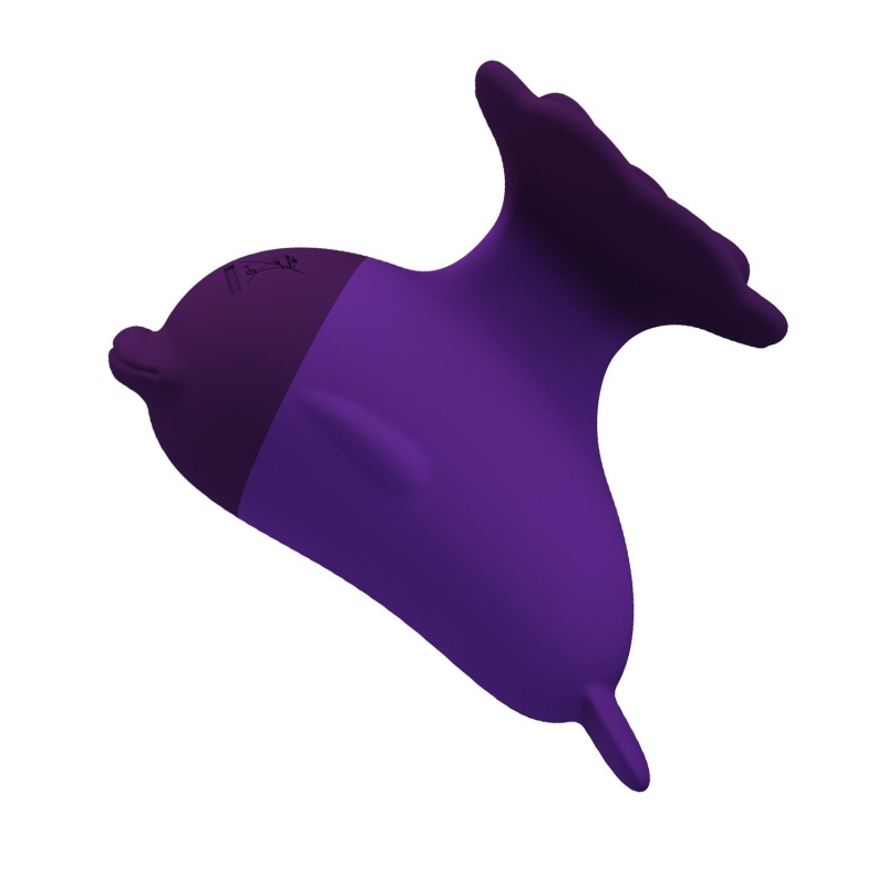 Mini wibrator Dolphin 6,4 cm, silikonowy - 3