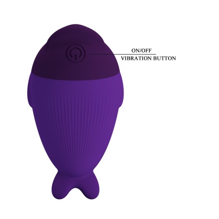 Mini wibrator Dolphin 6,4 cm, silikonowy - 7
