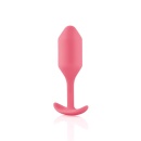 Korek analny Snug Plug 2 Coral - obciążony, 114 g, długość 10,5 cm, średnica 3,1 cm - 3