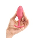 Korek analny Snug Plug 2 Coral - obciążony, 114 g, długość 10,5 cm, średnica 3,1 cm - 4