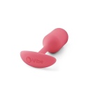 Korek analny Snug Plug 2 Coral - obciążony, 114 g, długość 10,5 cm, średnica 3,1 cm - 5