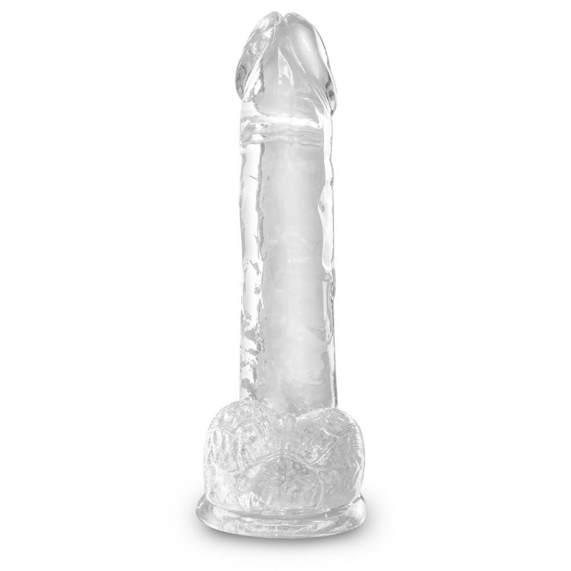 Dildo KCC 7 z jądrami i przyssawką, 20,3 cm - 3
