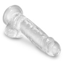 Dildo KCC 7 z jądrami i przyssawką, 20,3 cm - 4