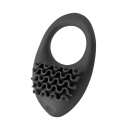 Pierścień erekcyjny z wibracją Stellar Black - silikon, 20 trybów wibracji, IPX7, długość 7,5 cm, średnica 3 cm - 2