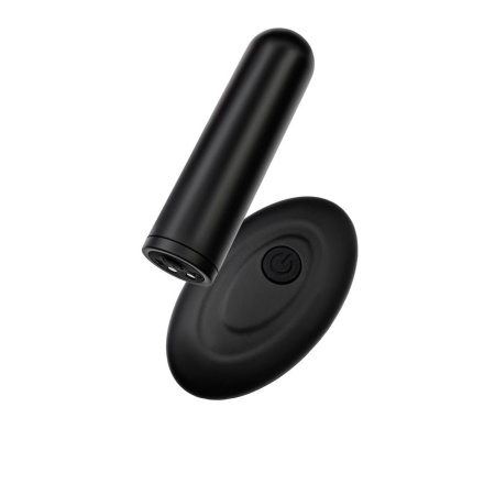 Vibro Bullet z pilotem RealStik CALIBER O2 - 10 trybów wibracji, wkładka do dildo RealStik CALIBER, długość 7 cm - 4