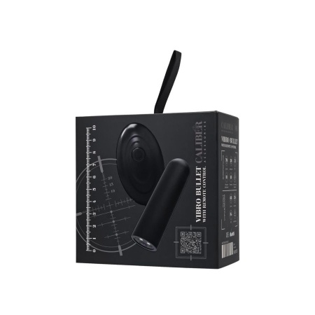 Vibro Bullet z pilotem RealStik CALIBER O2 - 10 trybów wibracji, wkładka do dildo RealStik CALIBER, długość 7 cm - 11